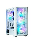 Zalman Z10 Duo RGB Tempered Glass White