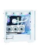 Zalman Z10 Duo RGB Tempered Glass White