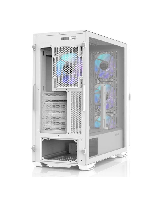Zalman Z10 Duo RGB Tempered Glass White