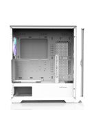 Zalman Z10 Duo RGB Tempered Glass White