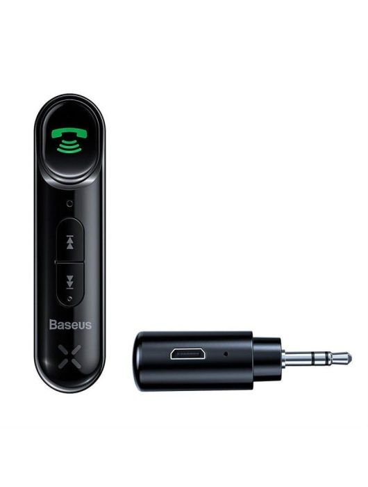 Baseus Qiyin AUX vevő Bluetooth 5.0 Black
