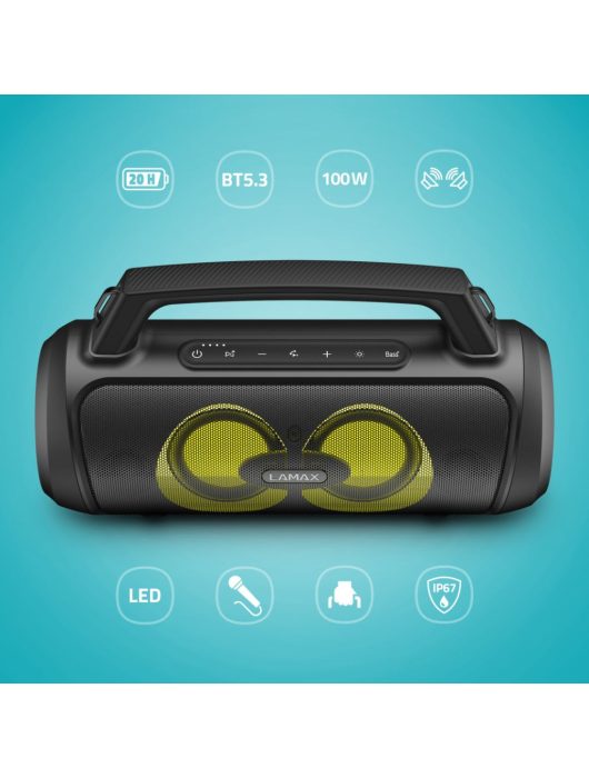 Lamax PartyGo1 Bluetooth Speaker Black