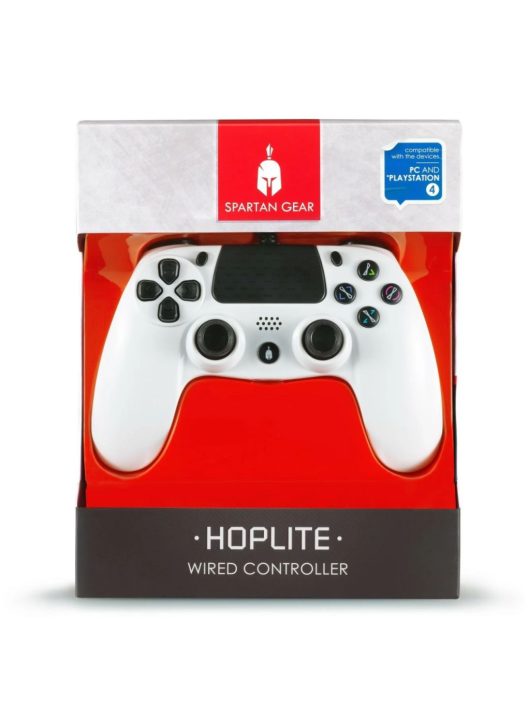 Spartan Gear Hoplite Wired Gamepad White