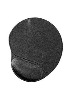 Gembird MP-GEL-BLACK zselés csuklótámaszos Egérpad Black