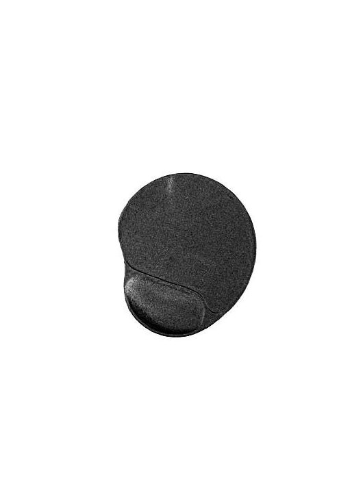 Gembird MP-GEL-BLACK zselés csuklótámaszos Egérpad Black
