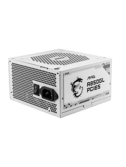 Msi 850W 80+ Gold MAG A850GL PCIE5 WHITE