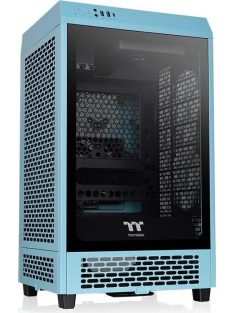   Thermaltake The Tower 200 Mini Chassis Tempered Glass Turquoise