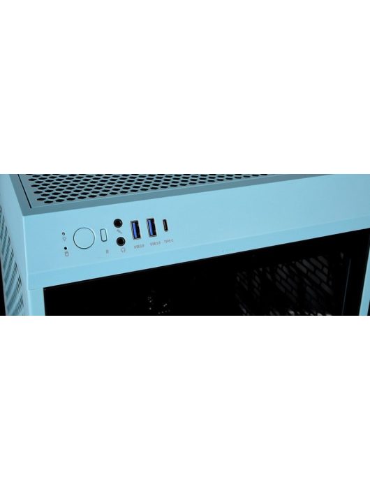 Thermaltake The Tower 200 Mini Chassis Tempered Glass Turquoise