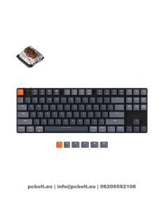   Keychron K1 SE Wireless Mechanical RGB Backlight Brown Switch Keyboard Black HU