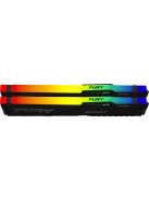 Kingston 128GB DDR5 5200MHz Kit(4x32GB) Fury Beast RGB Black