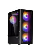 Zalman N4 Rev.1 RGB Tempered Glass Black