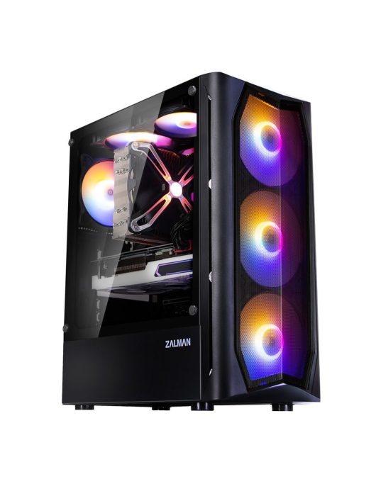 Zalman N4 Rev.1 RGB Tempered Glass Black
