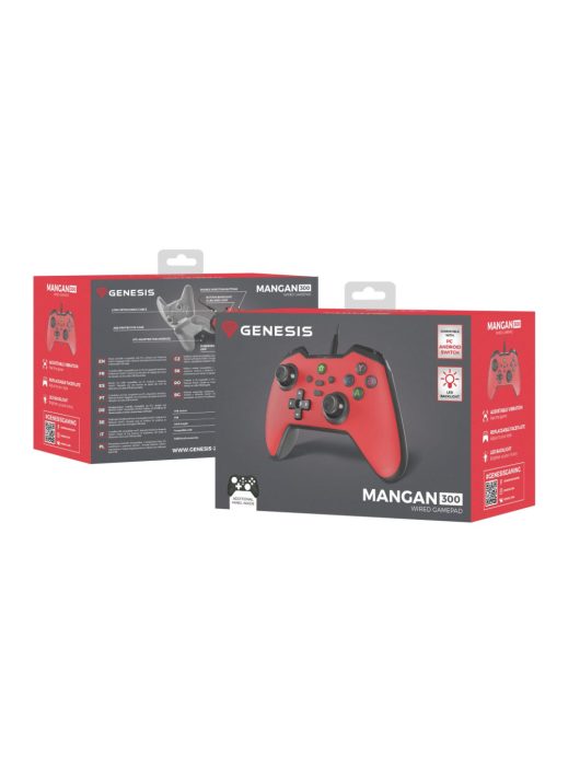 Genesis Mangan 300 USB Gamepad Red