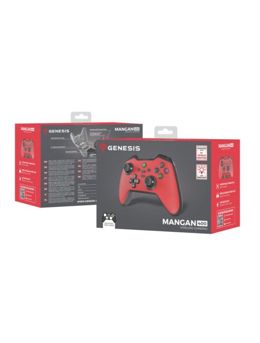 Genesis Mangan 400 Wireless Gamepad Red