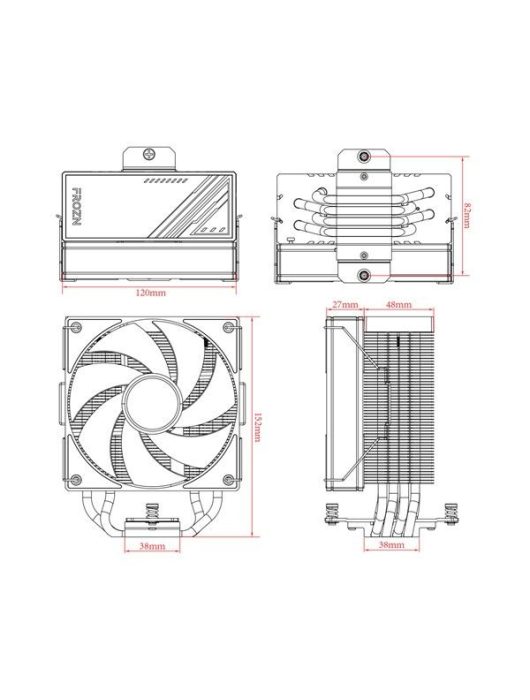 ID-COOLING FROZN A410 ARGB