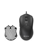 Sandberg FlexCover 6D Gamer mouse Black