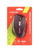 Canyon CNS-CMSW21BR Wireless mouse Burgundy Red