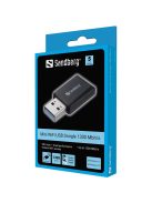 Sandberg Mini Wifi Dongle 1300 Mbit/s Black