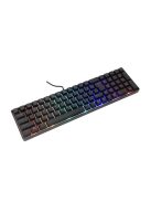 White Shark GK-001114B Gladius RGB Gaming keyboard Black US
