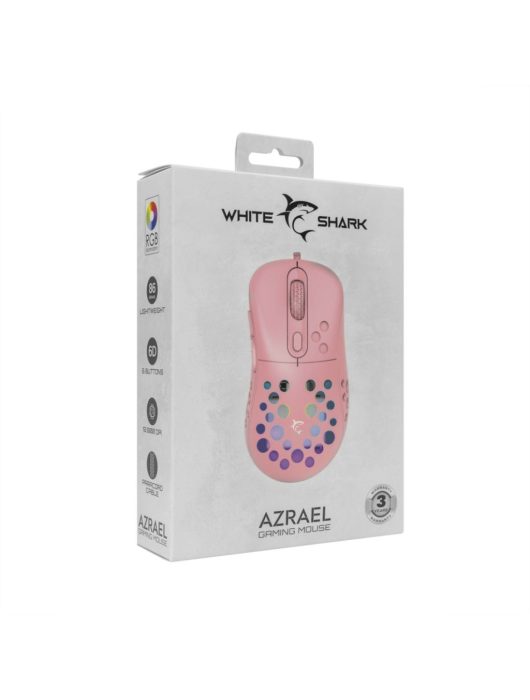 White Shark GM-5013 Azrael RGB Gamer mouse Pink
