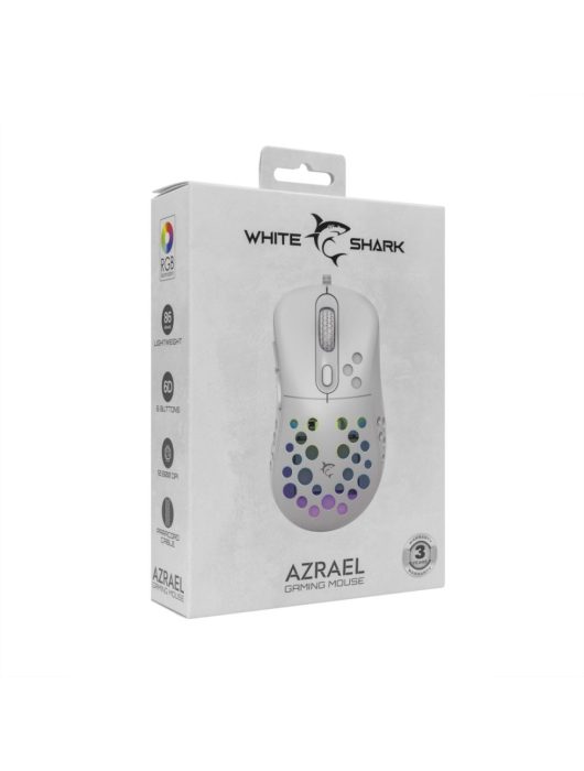 White Shark GM-5013 Azrael RGB Gamer mouse White