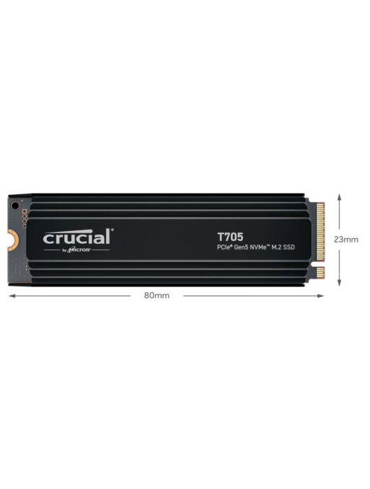 Crucial 1TB M.2 2280 NVMe T705 with Heatsink