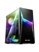 Spirit Of Gamer Clone 4 RGB Tempered Glass Black