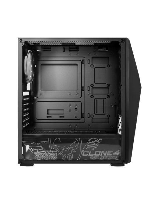Spirit Of Gamer Clone 4 RGB Tempered Glass Black