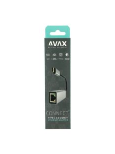   Avax AD604 CONNECT+ Type C 3.0 - Gigabit Ethernet adapter alumínium