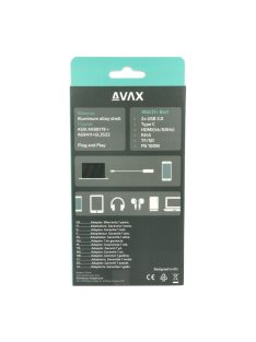 Avax HB612 CONNECT+ 8in1 Multi HUB Black