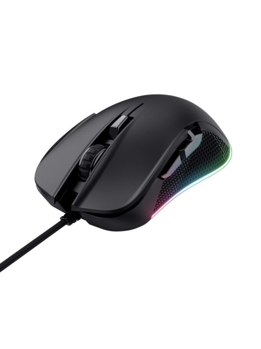 Trust GXT 922 YBAR Illuminated RGB Gaming Mouse Black