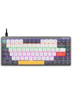   Tracer FINA 84 GameZone Red Switch Rainbow Mechanical Keyboard Grey US