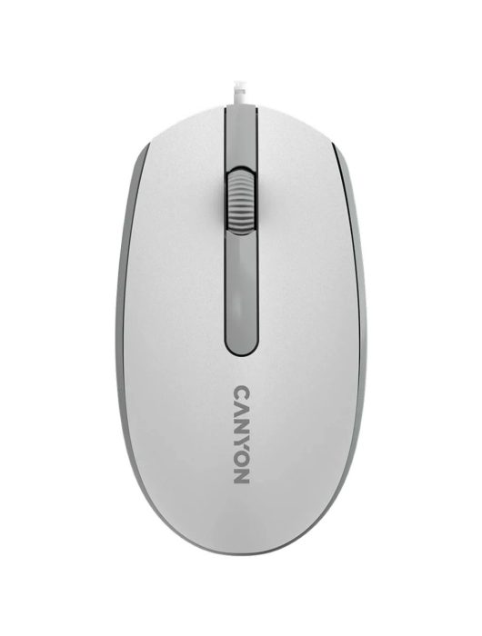 Canyon CNE-CMS10WG wired mouse White/Grey