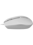 Canyon CNE-CMS10WG wired mouse White/Grey