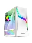 Spirit Of Gamer Clone 4 RGB Tempered Glass White