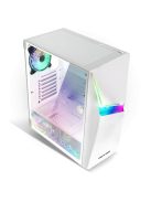 Spirit Of Gamer Clone 4 RGB Tempered Glass White
