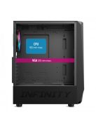 Spirit Of Gamer Intinity Dark Tempered Glass Black