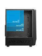Spirit Of Gamer Intinity Dark Tempered Glass Black