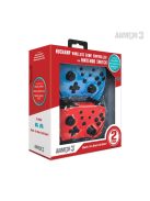ARMOR3 NuChamp Nintendo Switch Gamepad Red/Blue (2-pack)