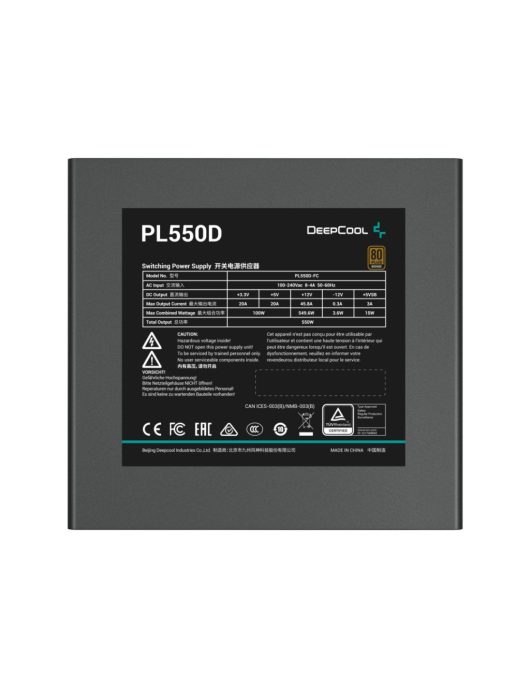 DeepCool 550W 80+ Bronze PL550D