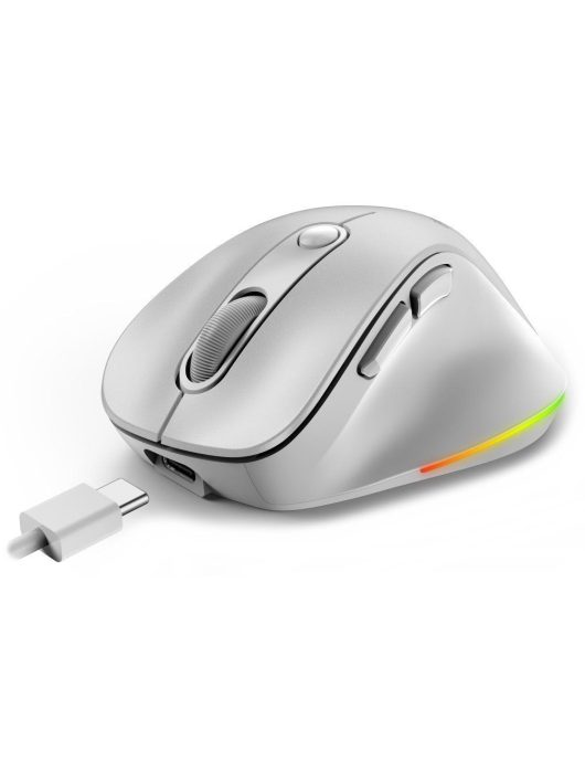 Genius Ergo 9000S Pro Wireless mouse Pearl White