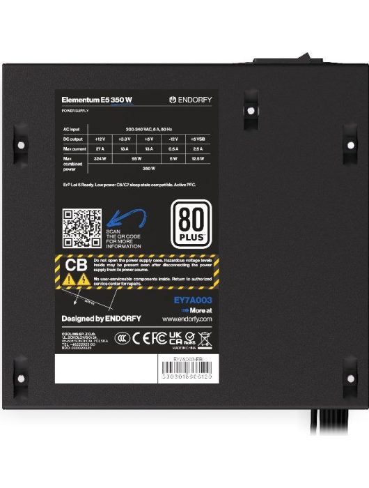 Endorfy 350W 80+ Elementum E5