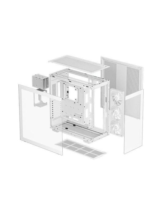 DeepCool CH780 WH Tempered Glass White