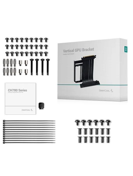 DeepCool CH780 WH Tempered Glass White