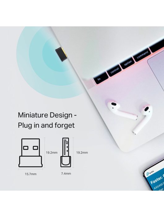 TP-Link Archer T600UB Nano AC600 Nano Wi-Fi Bluetooth USB Adapter