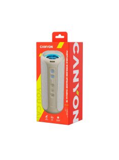 Canyon CNE-CBTSP15BG OnMove 15 Bluetooth Speaker Beige