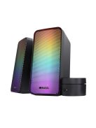 Trust GXT 611 WEZZ ILLUMINATED 2.0 RGB SPEAKER SET Black