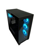 LC Power 715W Seamless Pale X Tempered Glass Black