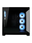 LC Power 715W Seamless Pale X Tempered Glass Black
