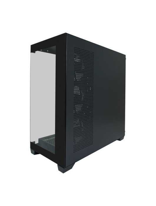 LC Power 715W Seamless Pale X Tempered Glass Black